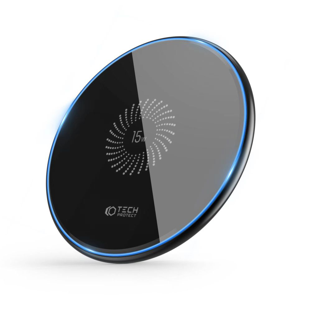 Bezdrátová nabíječka Tech-Protect QI15W-C1 Wireless Charger 15W Black