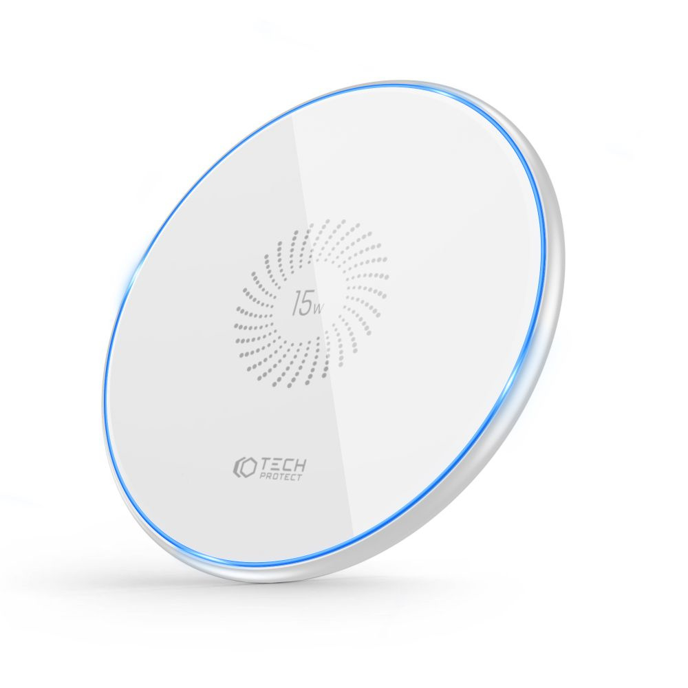 Bezdrátová nabíječka Tech-Protect QI15W-C1 Wireless Charger 15W White