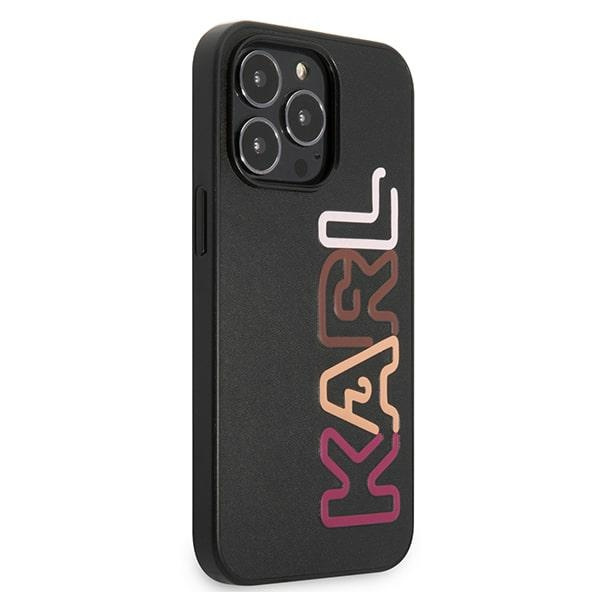 Kryt Karl Lagerfeld KLHCP13LPCOBK Apple iPhone 13 Pro black hardcase Multipink Brand