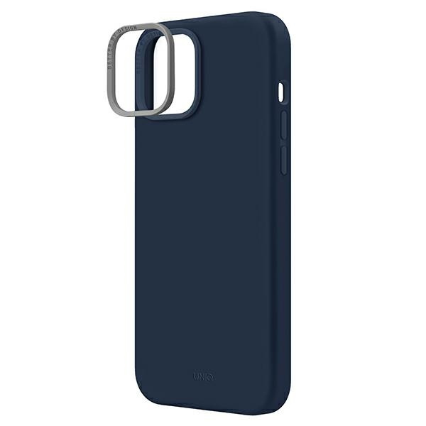 Kryt UNIQ Lino Apple iPhone 14 Plus / 15 Plus marine blue