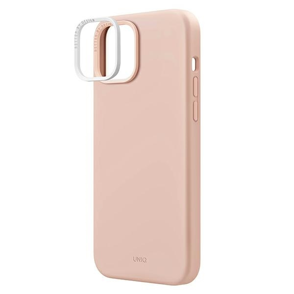 Kryt UNIQ Lino Apple iPhone 14 Plus / 15 Plus blush pink
