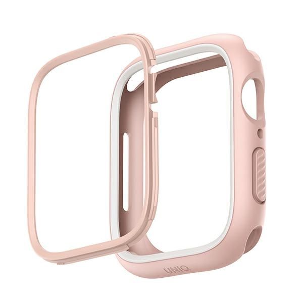 Kryt UNIQ Moduo case Apple Watch 4/5/6/7/8/9/SE 44/45mm pink-white/blush-white