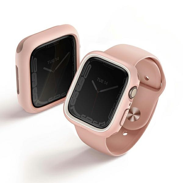 Kryt UNIQ Moduo case Apple Watch 4/5/6/7/8/9/SE 44/45mm pink-white/blush-white