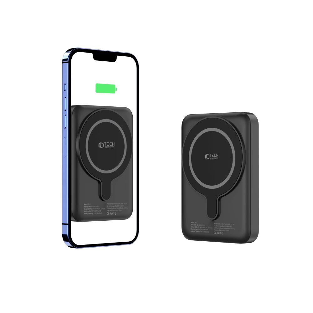 Tech-Protect PB11 Lifemag Powerbank MagSafe 10000mah Black