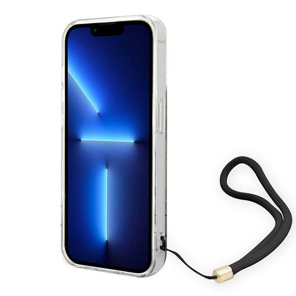 Kryt Guess GUOHCP14XH4STW Apple iPhone 14 Pro Max brown hardcase 4G Print Strap