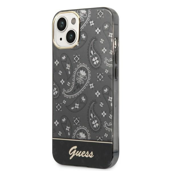 Kryt Guess GUHCP14MHGBNHK Apple iPhone 14 Plus / 15 Plus barva černá hardcase Bandana Paisley