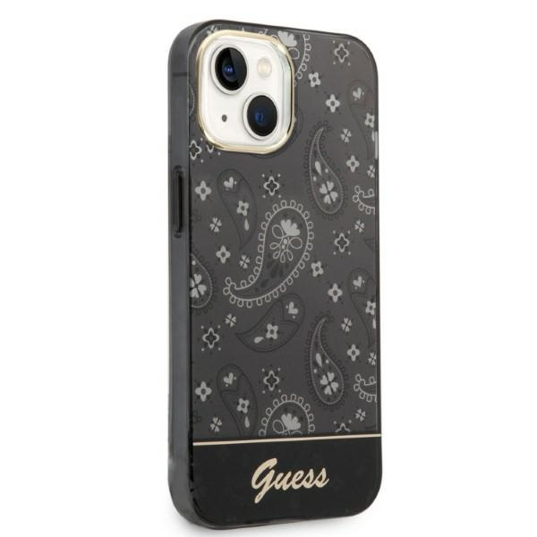 Kryt Guess GUHCP14MHGBNHK Apple iPhone 14 Plus / 15 Plus barva černá hardcase Bandana Paisley