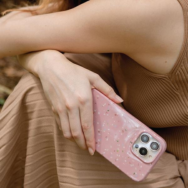Kryt UNIQ Coehl Terrazzo Apple iPhone 14 piaskowy/sandstone