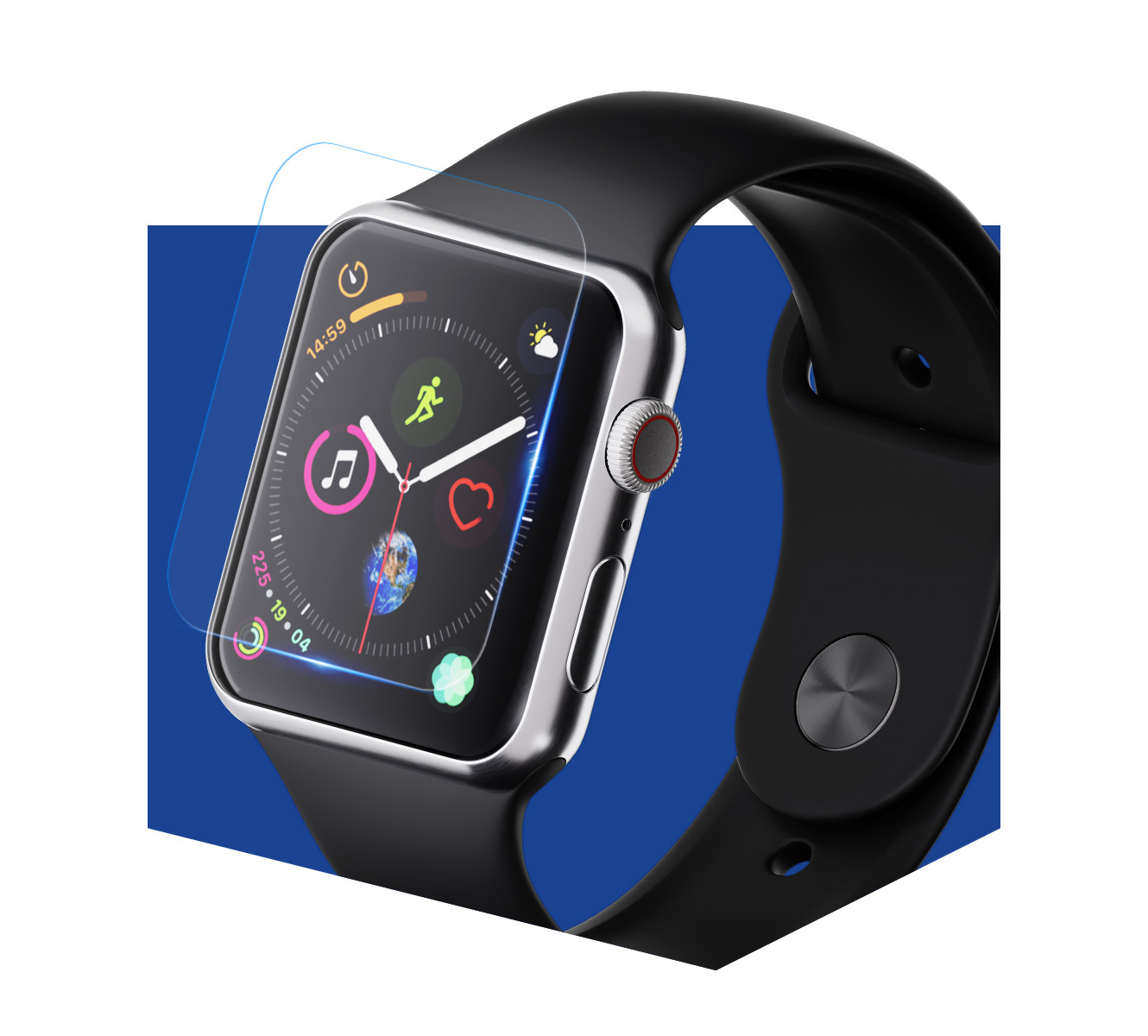Hybridní sklo 3MK FlexibleGlass Watch Protection Cubot N1