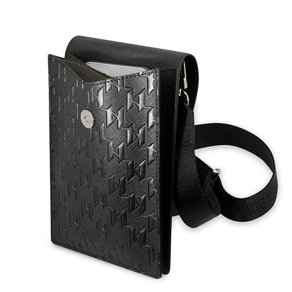 Kryt Karl Lagerfeld Bag KLWBSAMSMK black Monogram Plate