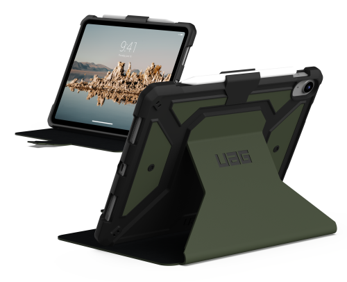 Kryt UAG Urban Armor Gear Metropolis SE Apple iPad 10.9" 2022 / 11" 2025 Pencil holder (olive)