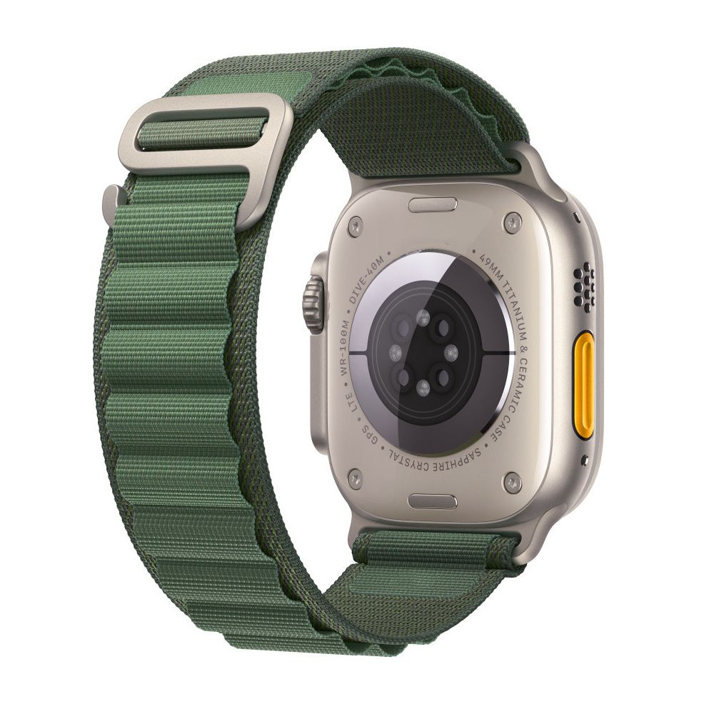 Kryt Belt Tech-Protect Nylon Pro Apple Watch 4/5/6/7/SE/8/9/Ultra 44/45/49mm Military Green