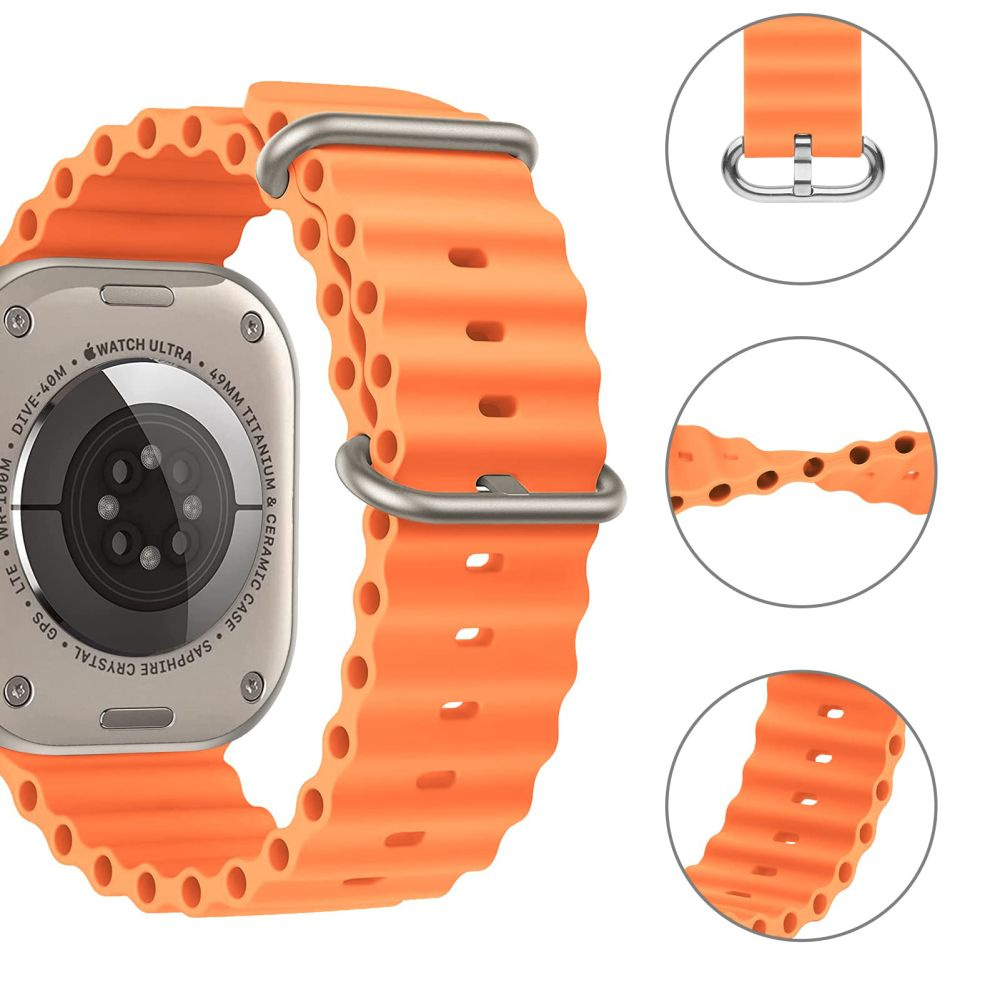 Kryt Tech-Protect Iconband Pro Apple Watch 4/5/6/7/SE/8/9/Ultra 44/45/49mm Orange