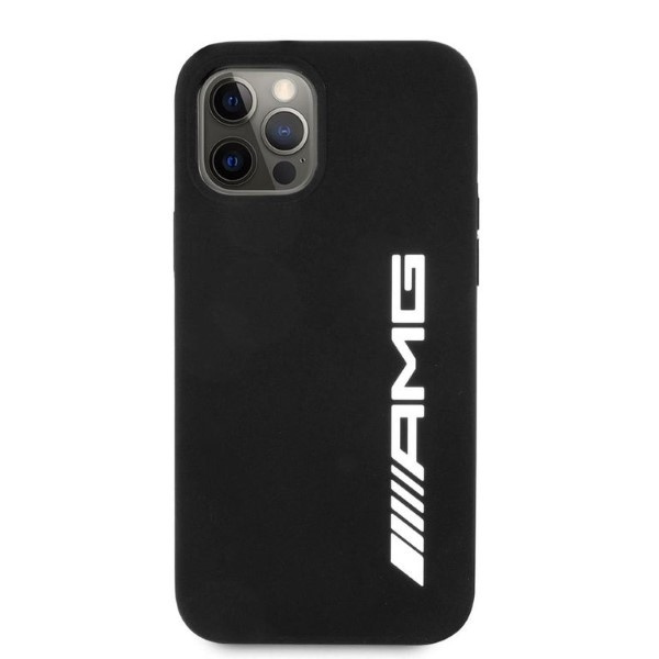 Kryt Mercedes AMG AMHCP12LSGLBGN Apple iPhone 12 Pro Max black hardcase Silicone Big Logo