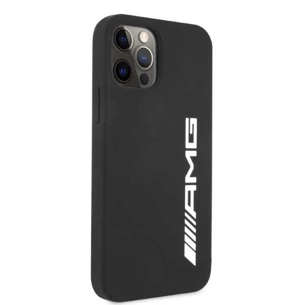 Kryt Mercedes AMG AMHCP12LSGLBGN Apple iPhone 12 Pro Max black hardcase Silicone Big Logo