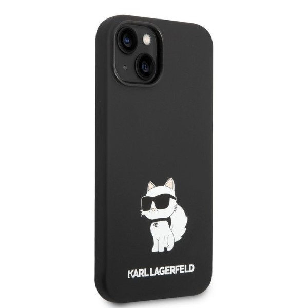 Kryt Karl Lagerfeld KLHCP14MSNCHBCK Apple iPhone 14 Plus / 15 Plus hardcase black Silicone Choupette