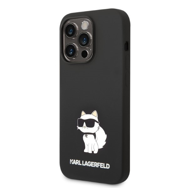 Kryt Karl Lagerfeld KLHCP14XSNCHBCK Apple iPhone 14 Pro Max hardcase black Silicone Choupette