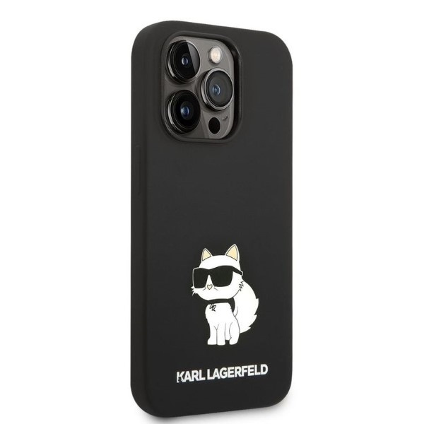 Kryt Karl Lagerfeld KLHCP14XSNCHBCK Apple iPhone 14 Pro Max hardcase black Silicone Choupette