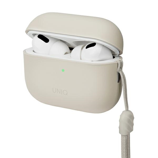 Kryt UNIQ Lino Apple AirPods Pro 2 Silicone beige ivory