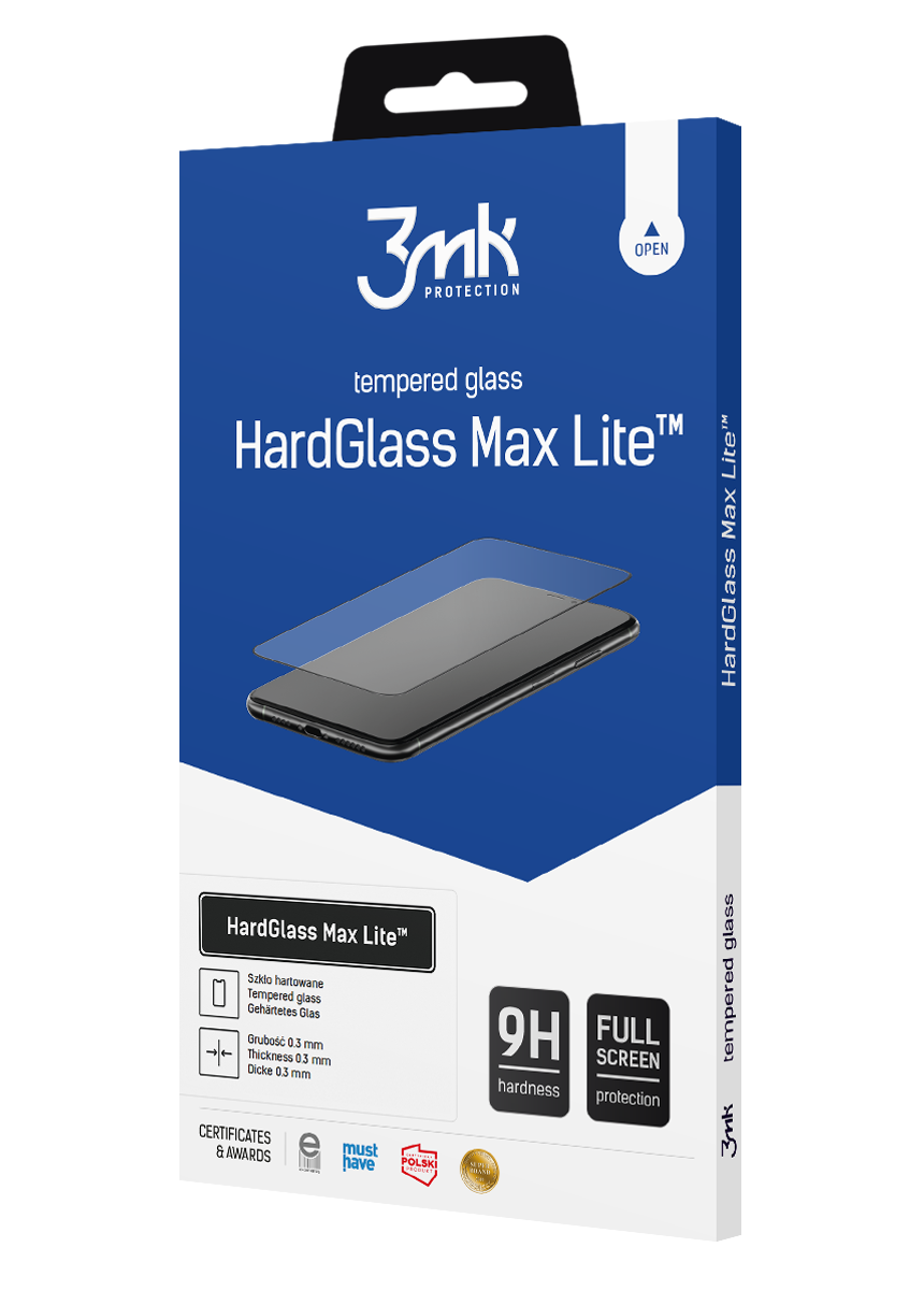 Kryt 3MK HardGlass Max Lite Xiaomi Redmi Note 12 Pro black