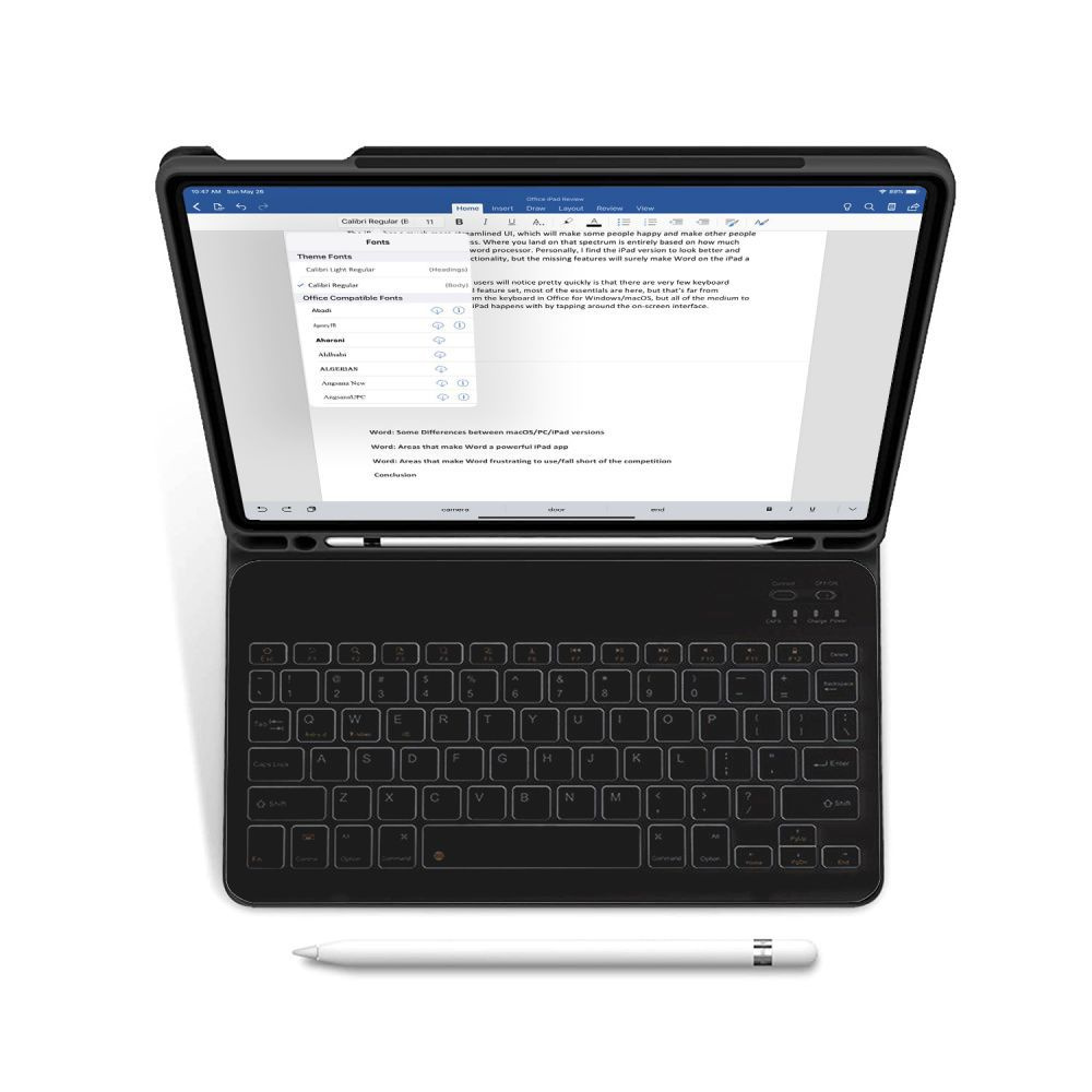 Kryt Tech-Protect Sc Pen + Keyboard Apple iPad 10.9" 2022 / 11" 2025 Black