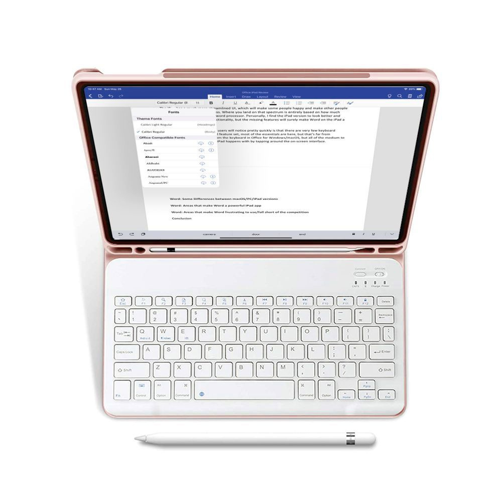 Kryt Tech-Protect Sc Pen + Keyboard Apple iPad 10.9" 2022 / 11" 2025 Pink