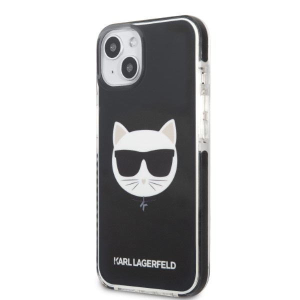 Kryt Karl Lagerfeld KLHCP13STPECK Apple iPhone 13 mini hardcase black Choupette Head
