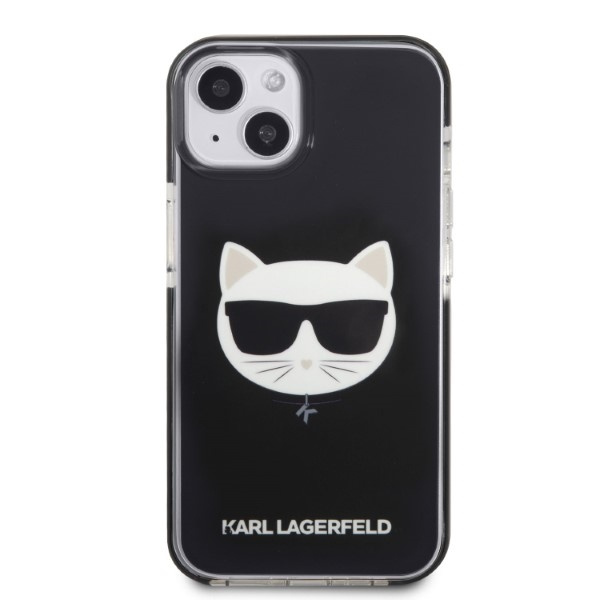 Kryt Karl Lagerfeld KLHCP13STPECK Apple iPhone 13 mini hardcase black Choupette Head