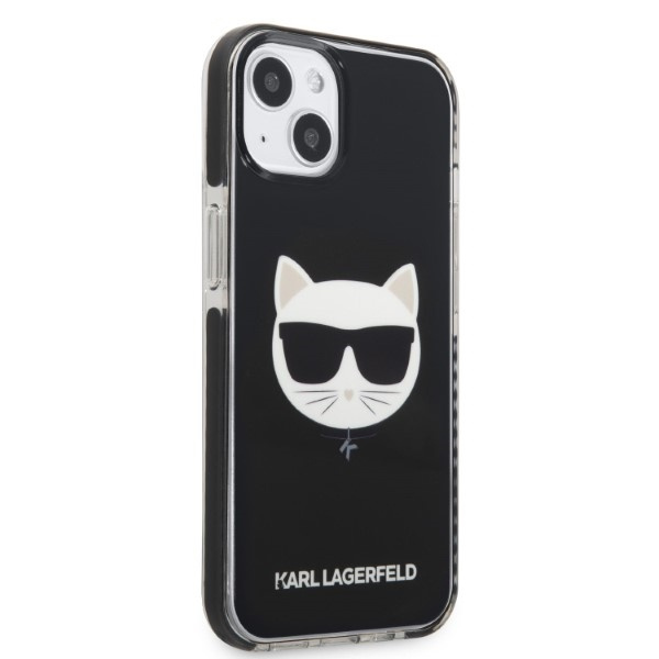 Kryt Karl Lagerfeld KLHCP13STPECK Apple iPhone 13 mini hardcase black Choupette Head