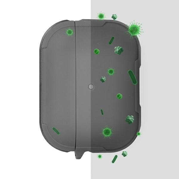 Kryt UNIQ Valencia Apple AirPods Pro gunmetal grey Antimicrobial