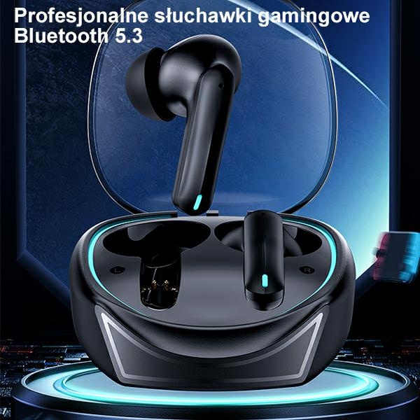 Sluchátka USAMS XJ13 Gaming Earbuds TWS Bluetooth 5.3 black (US-XJ13)