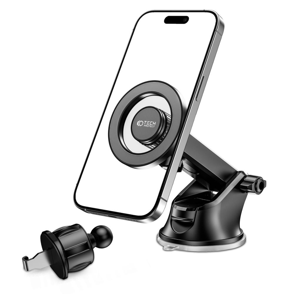Držák do auta Tech-Protect N51 Magnetic MagSafe Dashboard & Vent, Black