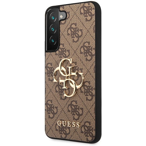Kryt Guess GUHCS23S4GMGBR Samsung Galaxy S23 brown hardcase 4G Big Metal Logo