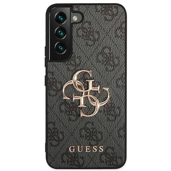 Kryt Guess GUHCS23S4GMGGR Samsung Galaxy S23 grey hardcase 4G Big Metal Logo