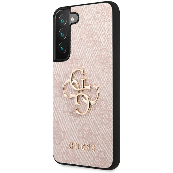 Kryt Guess GUHCS23S4GMGPI Samsung Galaxy S23 pink hardcase 4G Big Metal Logo