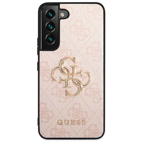 Kryt Guess GUHCS23S4GMGPI Samsung Galaxy S23 pink hardcase 4G Big Metal Logo