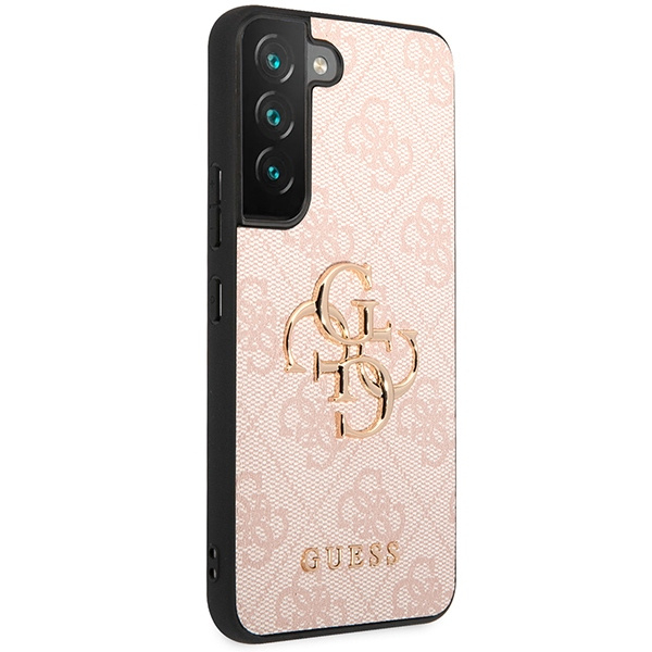 Kryt Guess GUHCS23S4GMGPI Samsung Galaxy S23 pink hardcase 4G Big Metal Logo