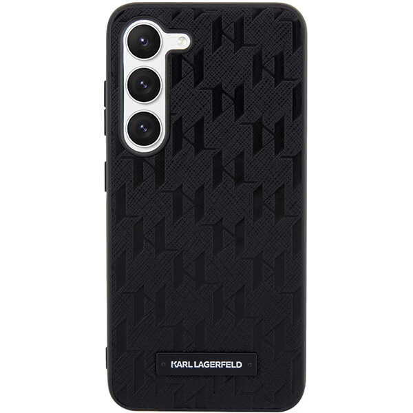Kryt Karl Lagerfeld KLHCS23MSAKLHPK Samsung Galaxy S23+ Plus hardcase black Saffiano Mono Metal Logo