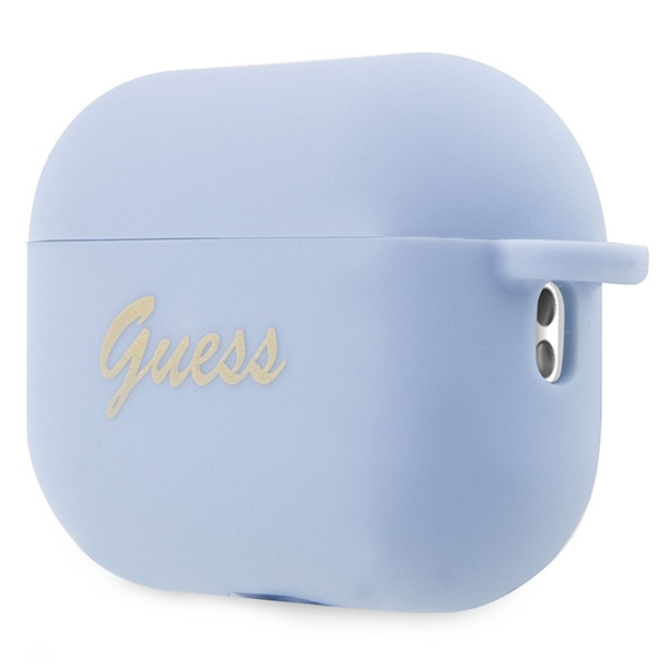 Kryt Guess GUAP2LSCHSB Apple AirPods Pro 2 blue Silicone Charm Heart Collection