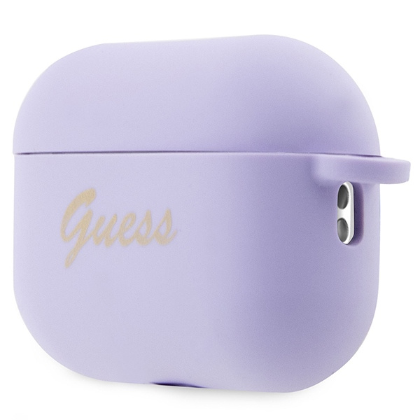 Kryt Guess GUAP2LSCHSU Apple AirPods Pro 2 purple Silicone Charm Heart Collection
