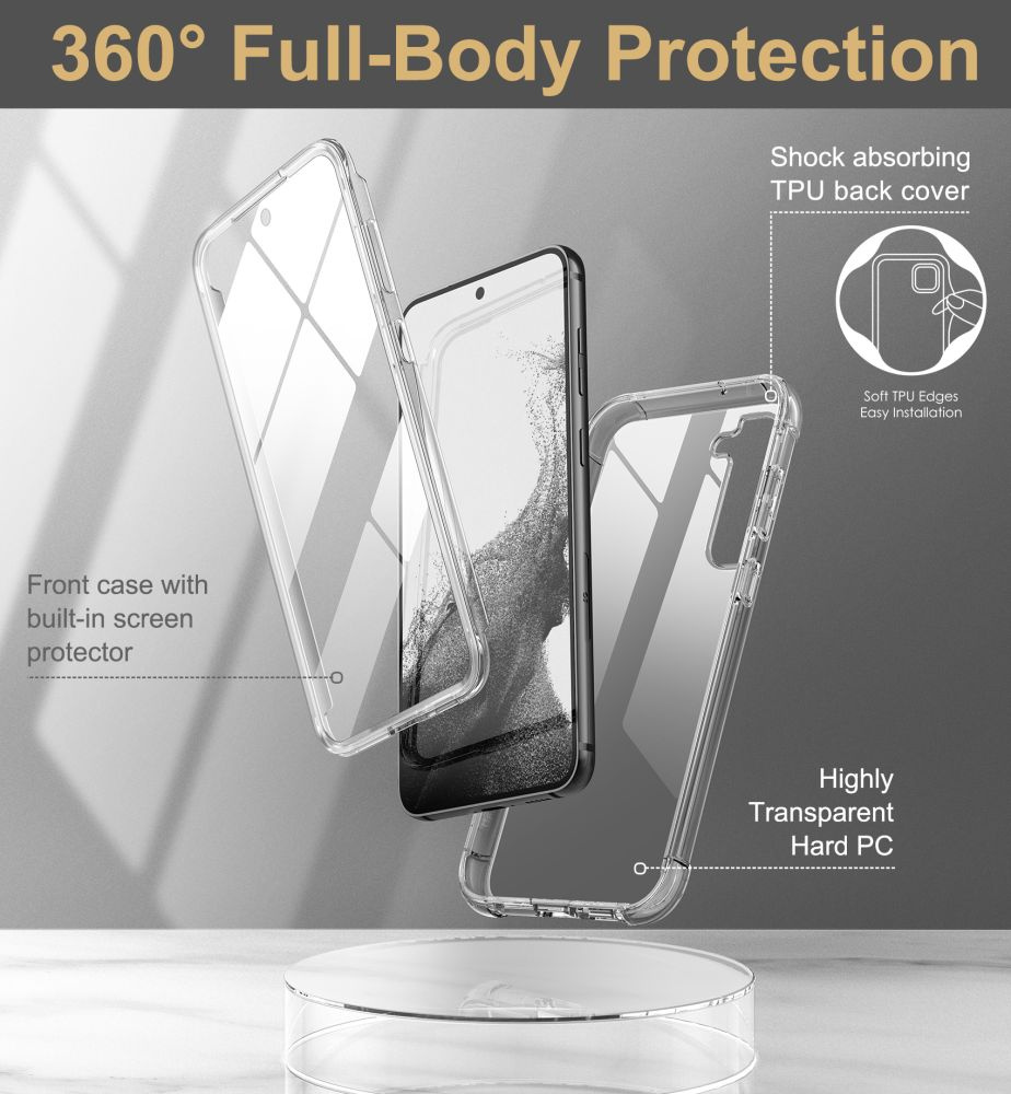 Kryt Tech-Protect Kevlar Samsung Galaxy S23+ Plus Clear