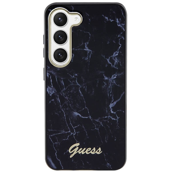 Kryt Guess GUHCS23MPCUMAK Samsung Galaxy S23+ Plus black hardcase Marble