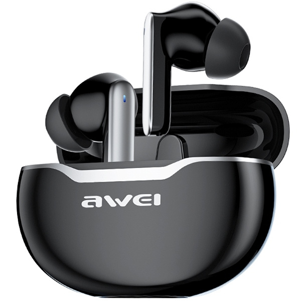 Sluchátka AWEI  Bluetooth 5.3 T50 TWS + Charging Station black