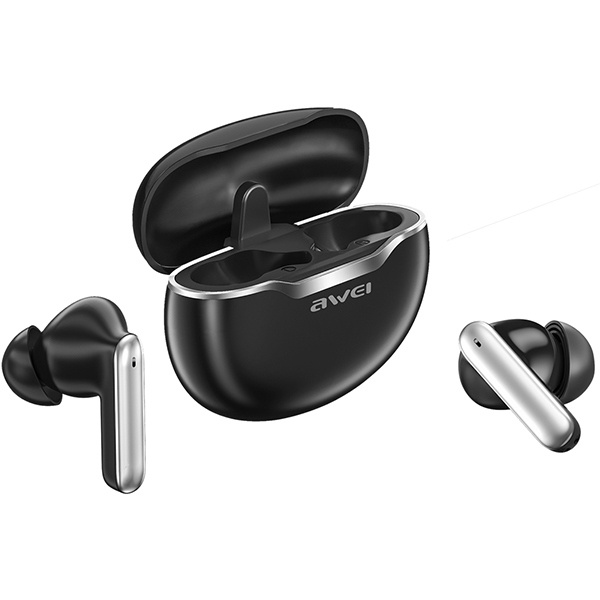 Sluchátka AWEI  Bluetooth 5.3 T50 TWS + Charging Station black