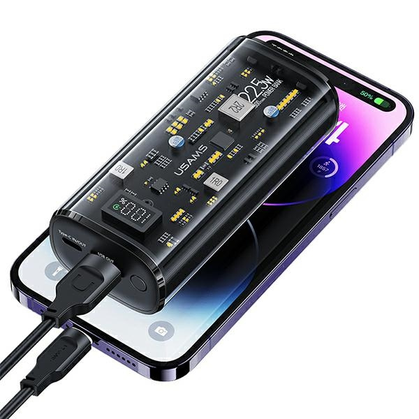 USAMS Powerbank 9000mAh PD 20W QC3.0+PD Dual-Port Fast Charge black (US-CD189)