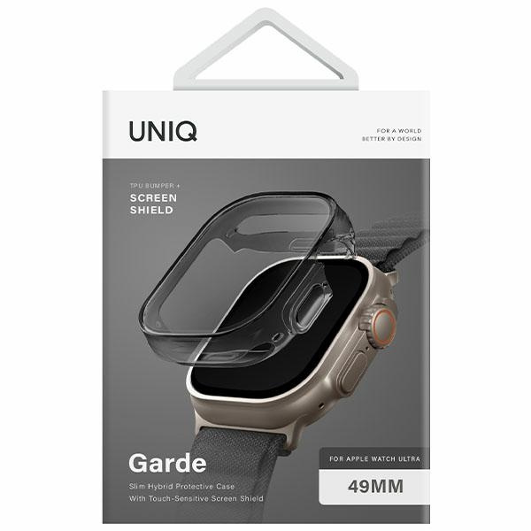 Kryt UNIQ Garde case Apple Watch Ultra 49mm grey/smoked grey
