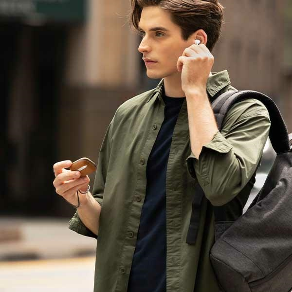 Kryt UNIQ Terra Apple AirPods Pro 2 Genuine Leather dallas black