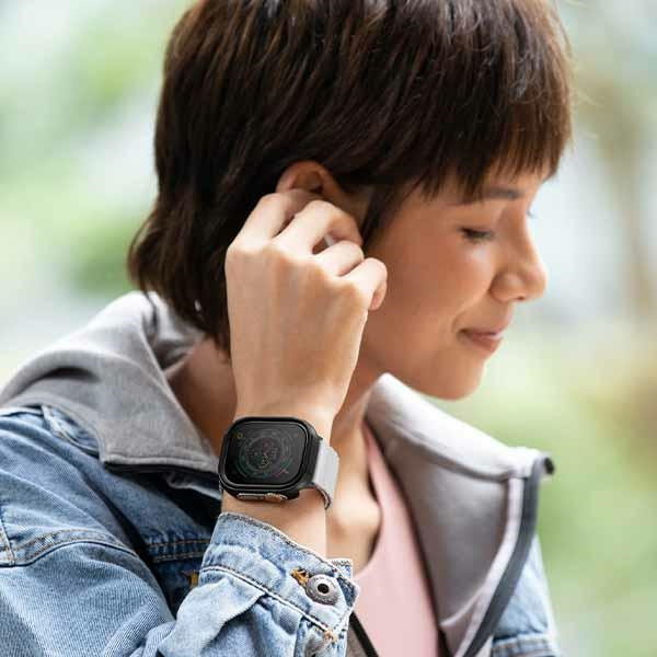 Kryt UNIQ Valencia case Apple Watch Ultra 49mm black/midnight black