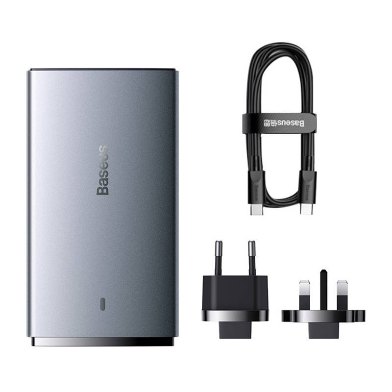 Síťová nabíječka Power charger Baseus GaN5, 65W, USB-C, USB-A