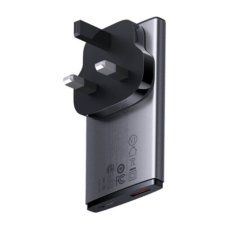 Síťová nabíječka Power charger Baseus GaN5, 65W, USB-C, USB-A